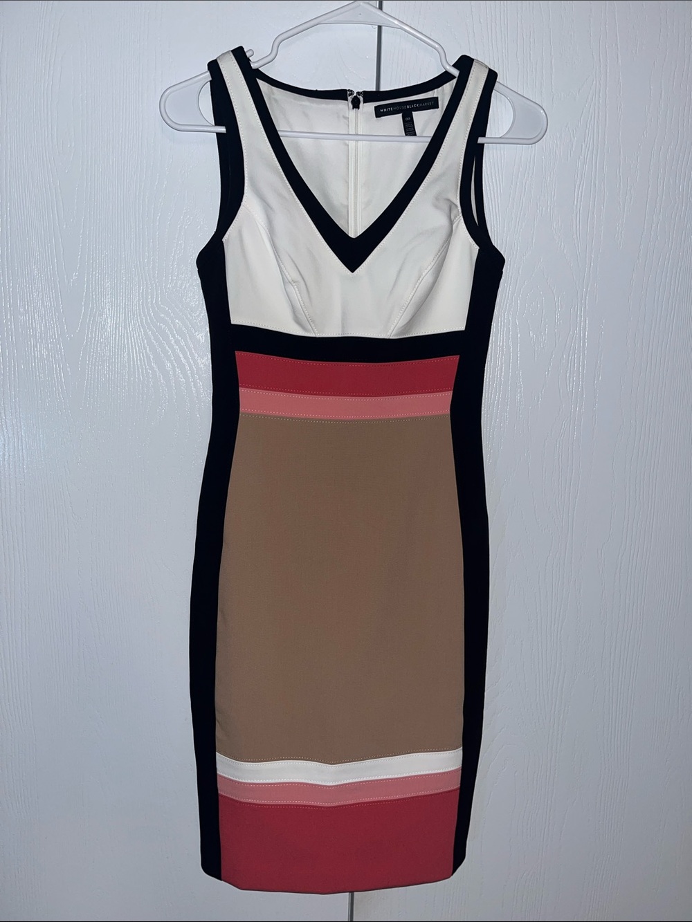 White House Black Market Colorblock Dress